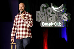 Stand up comedian Gabe Kea performing stand up comedy at the Go Bananas in Cincinnati, Ohio!