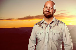 Stand up comedian Gabe Kea headshot