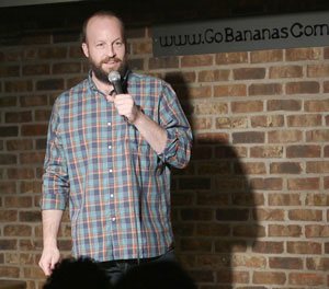 Stand up comedian Gabe Kea performing stand up comedy at the Go Bananas in Cincinnati, Ohio!